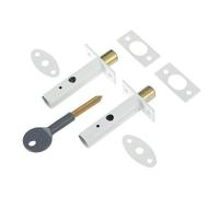 Yale Locks Pm444 Door Security Bolt Multi Colour (White Finish Visi Of 2)