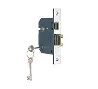 Yale Locks PM560CH30 Hi-Security BS 5 Lever Mortice Sash Lock 80mm 3-inch - Polished Chrome Finish