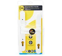 Yale Locks PPVCRHWH PVCu Retro Door Handle Polished PVD PVC Retro Handle WH Silver 17.5 x 38 x 8 cm