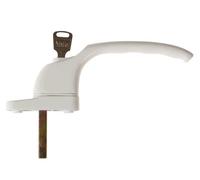 Yale Locks Pvcu Window Handle White Finish YALPYWHL40WH