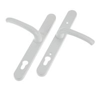 Yale Locks - Retro Door Handle uPVC Polished PVD White Finish