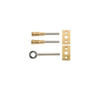 Yale Locks 8013 Dual Screw Window Lock Brass Finish (2 Pack)