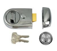 Yale Standard Security Nightlatch Lock 60 mm Backset - Chrome - P-Y3-CH-CH-60