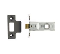 Yale Matt Black Steel Tubular Mortice Latch (L)64mm
