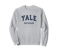 Yale Michigan MI Vintage Athletic Sports Design Sweatshirt