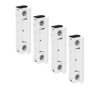 Yale Neon Butt Hinge (4 Pack) - White, 0 Degree (Flat)
