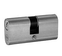 Yale oval cylinder for locks YN0901002002 satin nickel plated, 27.5/27.5 mm, 3 keys and fixing screw
