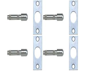 Yale P-125-SC Door Hinge Bolts, Satin Chrome Finish, Standard Security, Visi Packed, Suitable for External Doors (Pack of 4)