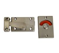 Yale P-127-SC Indicator Bolt, Satin Chrome Finish, Standard Security, Visi Packed, suitable for wooden doors