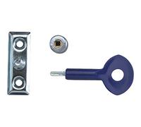 Yale P-6P111-SC Window Stay Locks, Satin Chrome Finish, Pack of 6