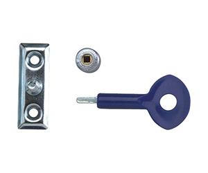 Yale P-6P111-SC Window Stay Locks, Satin Chrome Finish, Pack of 6