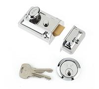 Yale P-77-CH-CH-60 - Traditional Nightlatch - 60mm - Chrome Finish - Standard Security