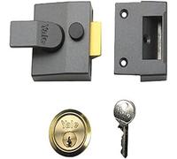 Yale P-84-DMG-PB-40 - Standard Nightlatch - 40mm - Dark Metallic Finish - Standard Security