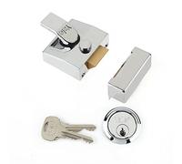 Yale P-85-DMG-SC-40- Deadlocking Nightlatch - 40mm - Chrome Finish - High Security with automatic deadlock