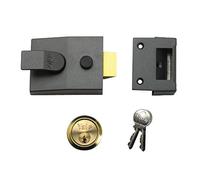 Yale Standard Nightlatch P88 - 60mm Backset - Dark Metallic Finish - Standard Security