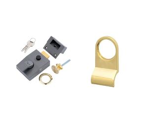 Yale P-89-DMG-PB-60 Deadlocking Nightlatch, 60 mm