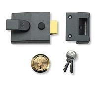 Yale P-89KC-DMG-60 - Deadlocking Nightlatch Case Only - 60mm - Dark Metallic Finish - High Security