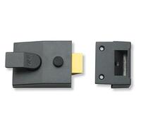 Yale P-89KC-DMG-60 - Deadlocking Nightlatch Case Only - 60mm - Dark Metallic Finish - High Security