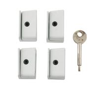 Yale P-8K109 Window Stop, White Finish, Pack of 4, Visi Packed
