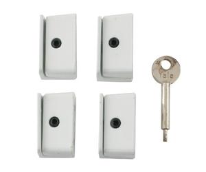 Yale P-8K109 Window Stop, White Finish, Pack of 4, Visi Packed