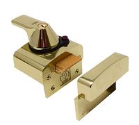 Yale P-BS2-BLX-PB-40 - BS2 British Standard Nightlatch - 40mm - Brass Finish - High Security Approved by Insurance Companies