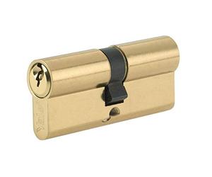 Yale P-ED4050-PB - Euro Cylinder Lock - 40/50 (100mm) / 40:10:50 - Brass Finish - Standard Security