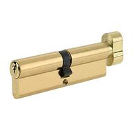Yale P-ET3030-PB - Euro Cylinder Lock - Thumbturn - 30/30 (70mm) / 30:10:30 - Brass Finish - Standard Security