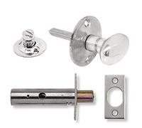 Yale P-M44T-CH Door Security Bolt with Thumbturn, Standard Security, Visi Packed, Suitable for hinged and wooden doors, Chrome, Pack of 1