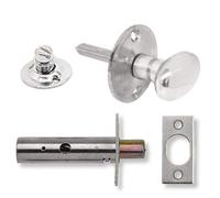 Yale P-M44T-CH Door Security Bolt with Thumbturn, Standard Security, Visi Packed, Suitable for hinged and wooden doors, Chrome, Pack of 1