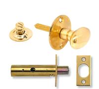 Yale P-M44T-PB Door Security Bolt with Thumbturn,
