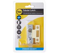 Yale P-M888-PB-64 Tubular Mortice Latch, Visi Pack, Suitable for Internal Doors, Brass Finish, 2.5 Inch/64 mm