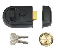 Yale Locks Y3 Nightlatch Modern Black Finish 60 mm Backset Visi Pack