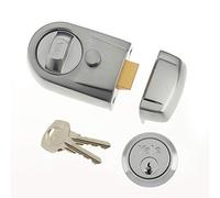 Yale P-Y3-SC-SC-60 - Contemporary Nightlatch - 60mm - Satin Chrome Finish - Standard Security