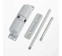 Yale Surface Mounted White Door Closer Spring Loaded with Adjustable Tensioner