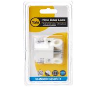 Yale Locks 720114005071 P114 Patio Door Lock White Finish Visi-Pack