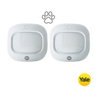 Yale Pet Friendly Motion Detector 2 Pack Wireless Pir Sensor For Sync Smart Alarm Pet Immunity, Alexa & Hue Compatible