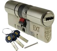 Yale Platinum 3-Star Euro Profile Cylinder 40/10/45 (95mm) Nickel (P-YS3-4550N)