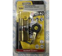Yale Platinum 3 Star High Security Euro Cylinder Lock Anti Snap TS007 30/10/30