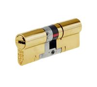 Yale 100mm Brass Euro Cylinder Lock P-YS3-5050B 50/50 (100mm) 45/10/45