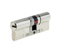 Yale Platinum Nickel-Plated Brass Single Euro Cylinder Lock, (L)100mm