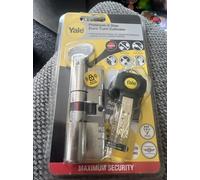 Yale Anti-Snap 3 Star Euro Thumbturn Cylinder, High Security, Nickel Finish, 40:40 (80 mm)