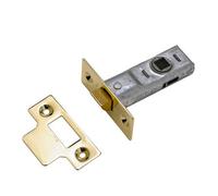 Yale P-M888-PB-64 Tubular Mortice Latch, Visi Pack, Suitable for Internal Doors, Brass Finish, 2.5 Inch/64 mm