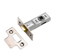Yale Polished Chrome Effect Metal Tubular Mortice Latch (L)64mm