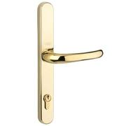 Yale Door Handle P-PVC-RH-PGF, Universal Security, 92mm Centre, Cylinder Guard for PVCu doors, Gold