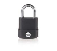 Yale Protector Weatherproof Padlock 45mm Boron Steel Shackle With 3 Keys Double Ball Locking For Outdoor Garden Shed Security