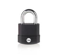 Yale Protector Weatherproof Padlock 55mm Boron Steel Shackle With 3 Keys Double Ball Locking For Outdoor Garden Shed Security