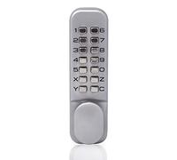 Yale - Push Button Door Lock - Chrome Finish - Hold Open Function - for Commercial Buildings or Private Home Use - Indoor Use Only