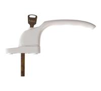 Yale PVCu Window Handle White Pack of 1