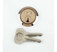YALE Replacement Rim Cylinder Door Lock 2 Keys Brass Finish
