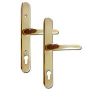Yale Door Handle P-PVC-RH-PGF, Universal Security, 92mm Centre, Cylinder Guard for PVCu doors, Gold